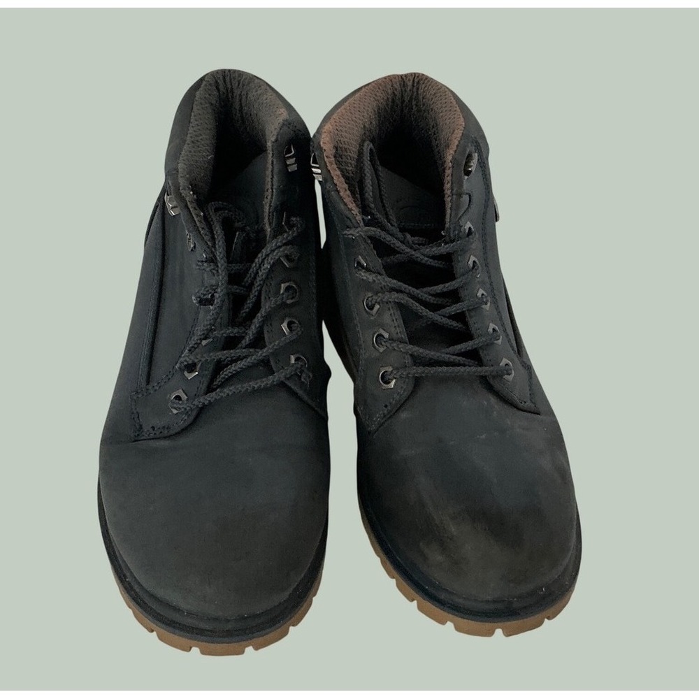 Lugz Ankle Boots Charcoal Grey Matte Rugged Lug Sole Womens Size 8 Streetwear